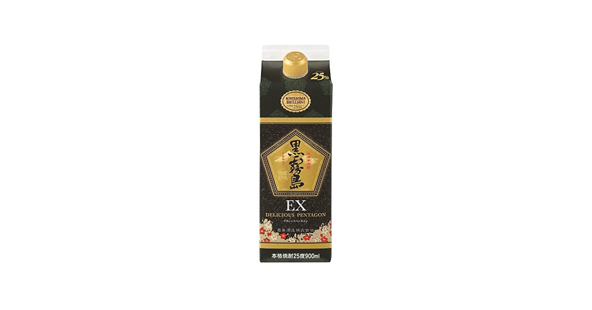 黒霧島紙パック1ケース　25° 焼酎｜ 霧島酒造 黒霧島 25度 900ml スリムパック 紙 6本 1ケース